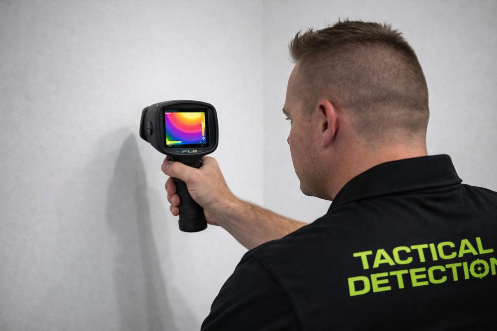 Christian at the Tactical Detection van
